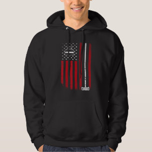 Moletom Presentes de Curling da Bandeira Americana EUA Par