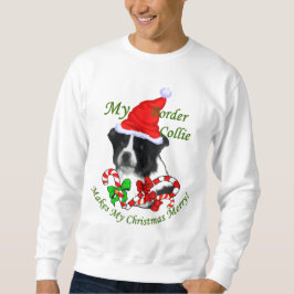 Moletom Presentes de Natal da Border Collie