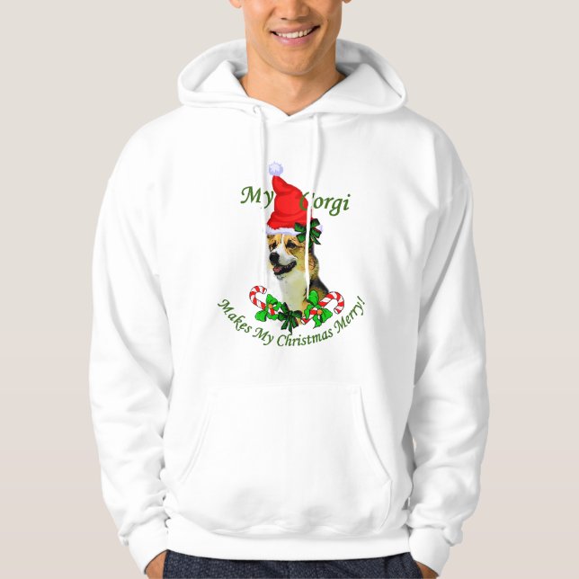 Moletom Presentes de Natal de Pembroke Welsh Corgi (Frente)