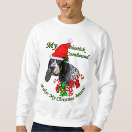 Moletom Presentes de Natal do Bluetick Coonhound