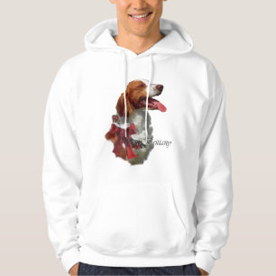 Moletom Presentes de Natal do Brittany Spaniel