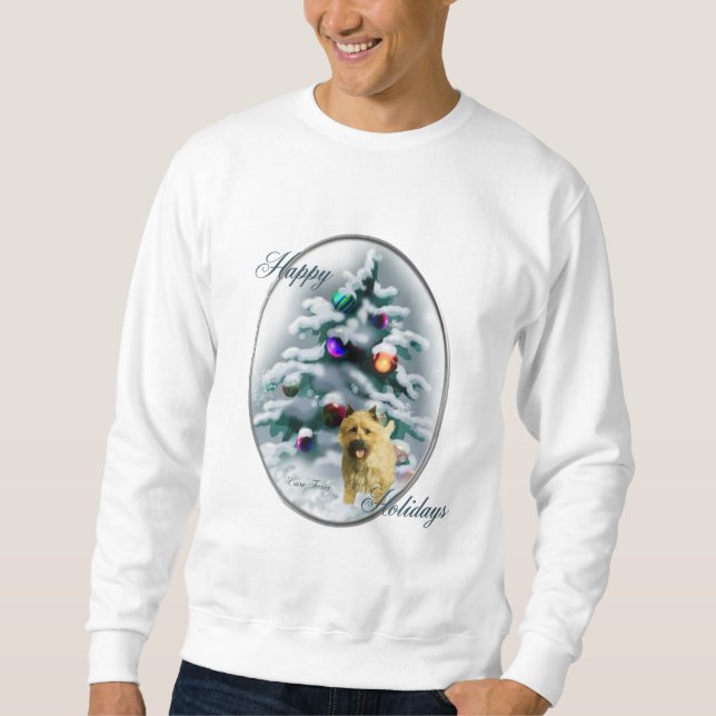 Moletom Presentes de Natal do Cairn Terrier (Frente)