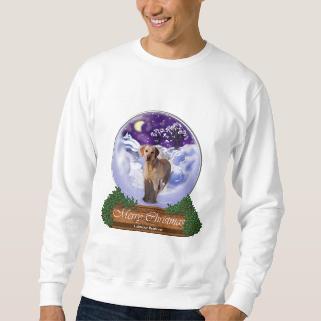Moletom Presentes de Natal do Labrador Retriever (Frente)