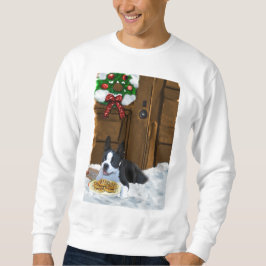 Moletom Presentes de Natal em Boston Terrier