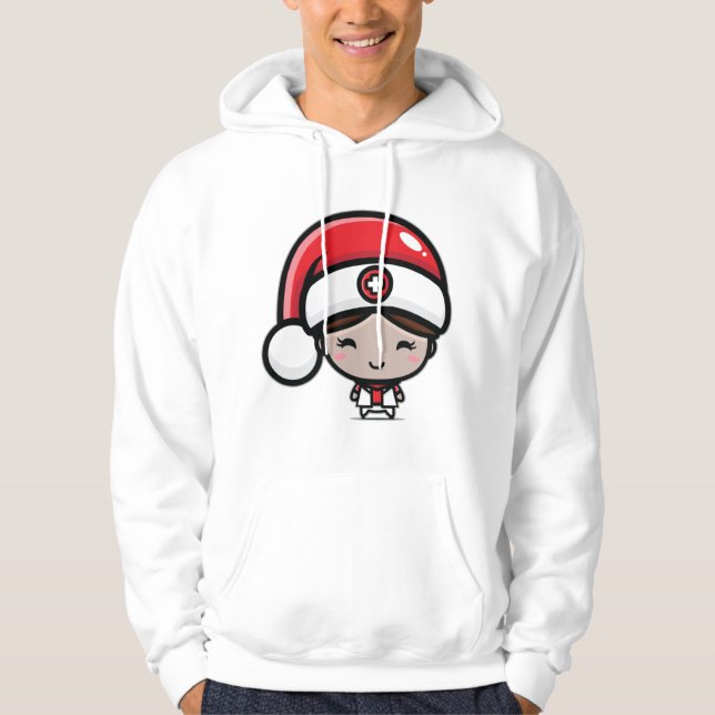 Moletom presentes de natal para enfermeiras (Frente)
