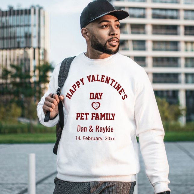 Moletom Presentes DIY Vermelho Branco Dia dos Namorados Fe (Criador carregado)