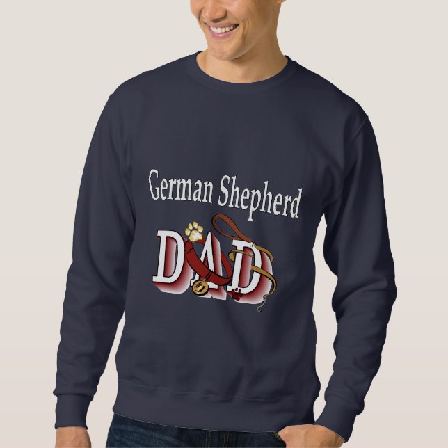 Moletom Presentes do Pai do german shepherd (Frente)