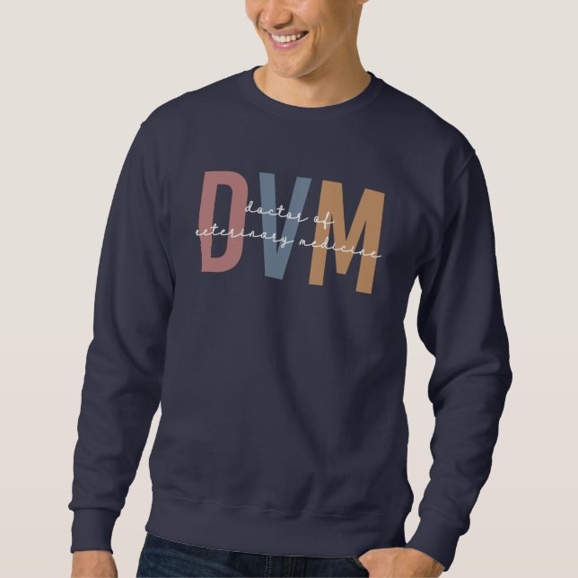 Moletom Presentes para DVM Doutor em Medicina Veterinária (Frente)