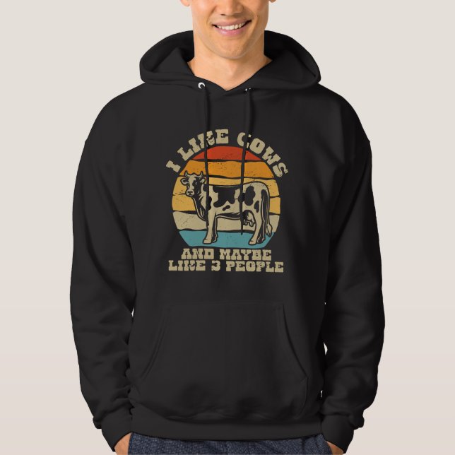 Moletom Presentes para Fazendeiros de Vacas (Frente)