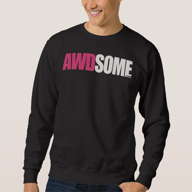 Moletom preto awdsome (Frente)
