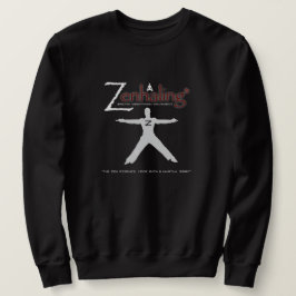 Moletom Preto da camisola dos homens de Zenhaling