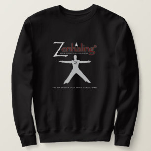 Moletom Preto da camisola dos homens de Zenhaling