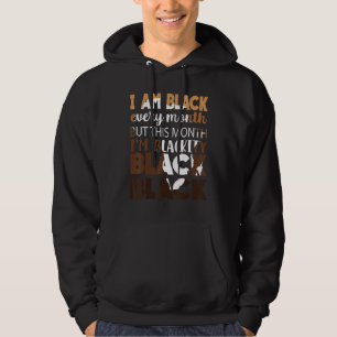 Moletom Preto negro a cada mês História negra africano B