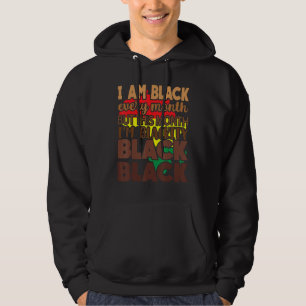 Moletom Preto negro a cada mês História negra africano B