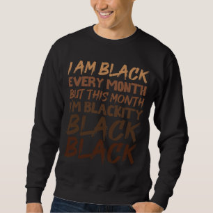 Moletom Preto Negro Negro A Cada Mês História Negra Orgulh