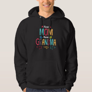 Moletom Primeira Mãe Agora Vovó Nana Mimi Mimi Gigi Mãe Fl