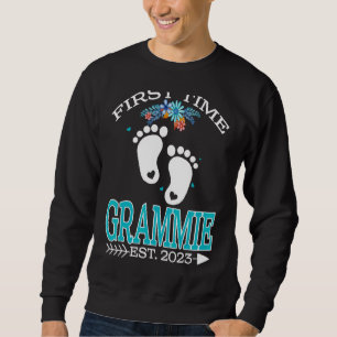 Moletom Primeira Vez Que Grammie 2023 Dia de os pais Ser B