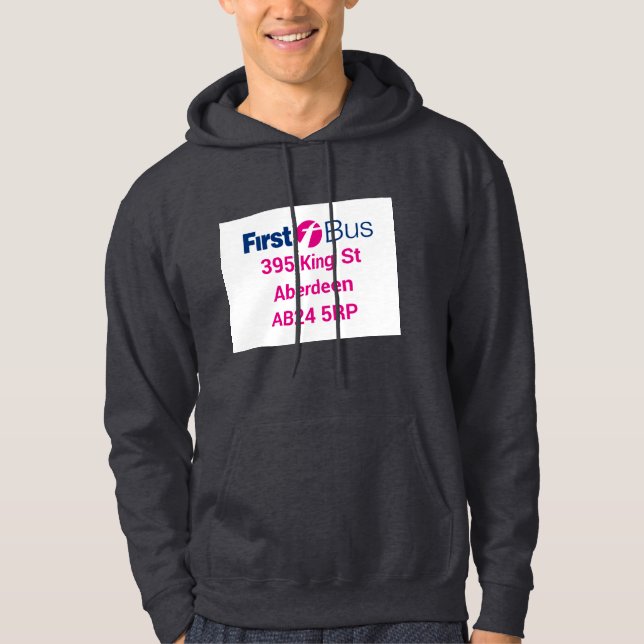Moletom Primeiro ônibus Hoodie (Frente)