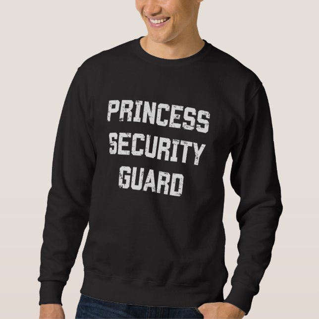 Moletom Princesa Guarda de Segurança Engraçada Halloween C (Frente)