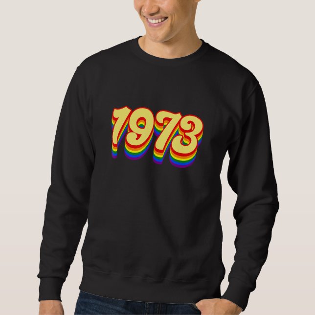 Moletom Pro Roe Pro Choice Retro 1973 (Frente)