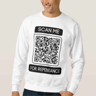 Moletom Procurar Remoção de Código QR de Homens