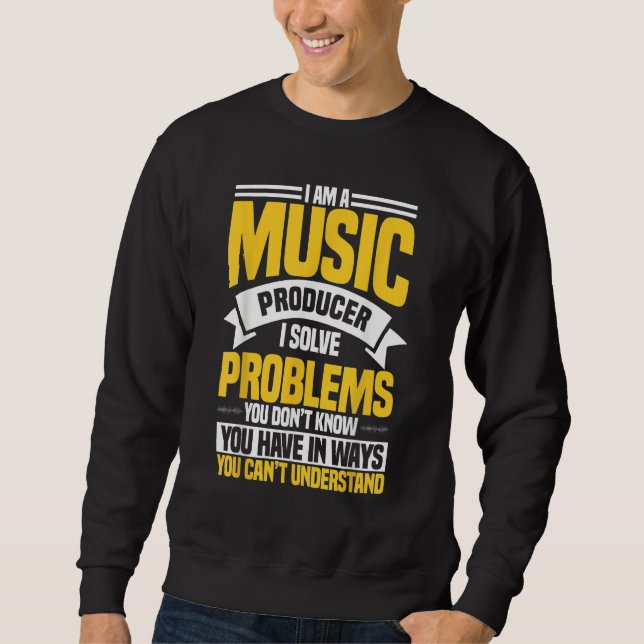 Moletom Produtor Musical Compositor Gravações Músico Criad (Frente)
