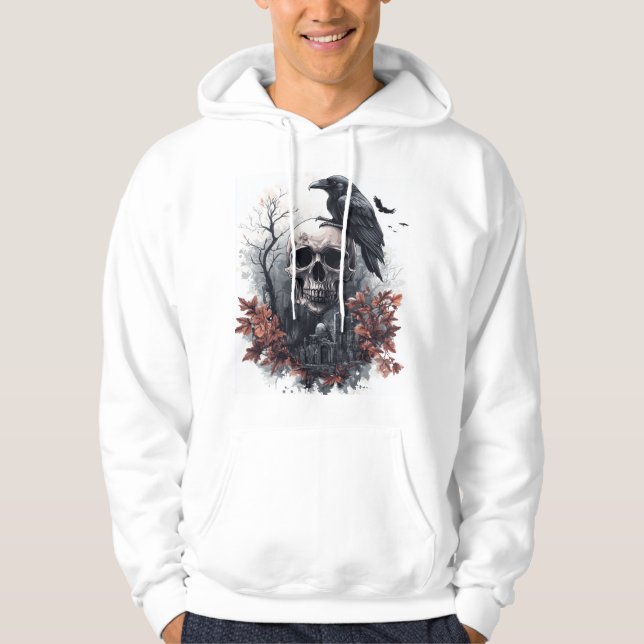 Moletom Profecia da Caveira e do Corvo (Frente)