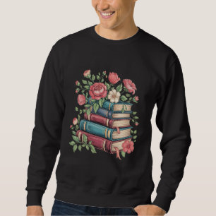 Moletom Professor Amante de Livros Volta às Aulas Flores S