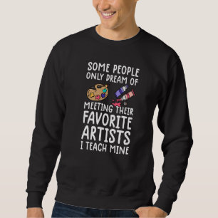 Moletom Professor de Arte Engraçado Encontrando Seus Artis