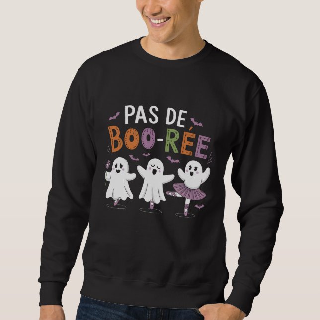 Moletom Professor de Ballet de Fantasmas Pas de BOO-ree  (Frente)