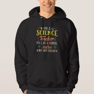 Moletom Professor De Ciência Como Um Professor Normal Mas