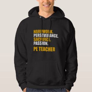 Moletom Professor de Educação Física Trabalho Duro