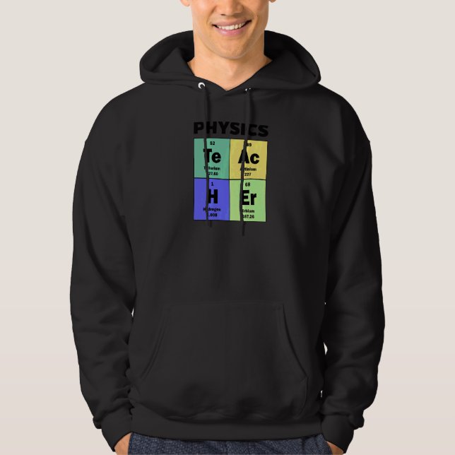 Moletom Professor de Física de Mesa Periódica (Frente)