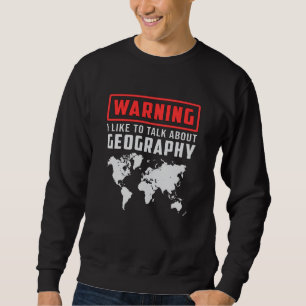 Moletom Professor de Geografia Mapa Engraçado Contém Pre