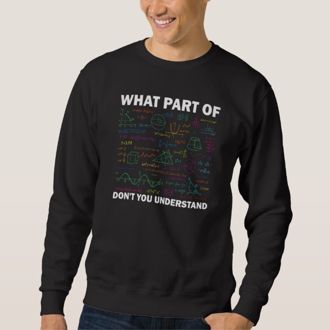 Moletom Professor de Matemática Aluno Para Homens e Mulher (Frente)