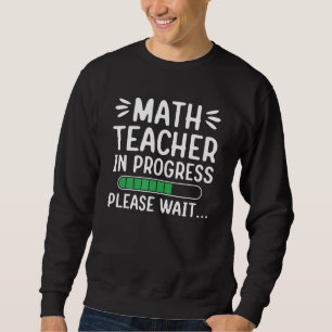 Moletom Professor de Matemática em Andamento Aguarde A Mat