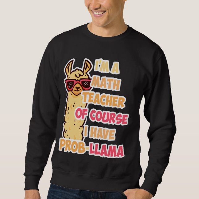 Moletom Professor De Matemática Sou Professor De Matemátic (Frente)
