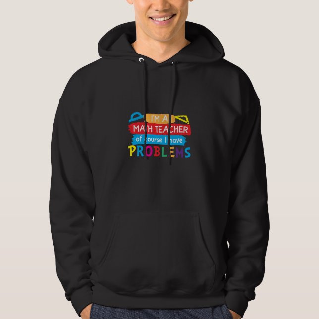 Moletom Professor De Matemática Sou Professora De Matemáti (Frente)