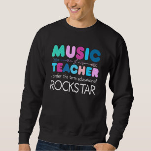 Moletom Professor De Música Ich Bevorge Den Term Education
