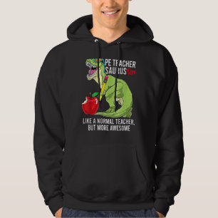 Moletom Professor De Pe Surus Rex Como Um Professor Normal