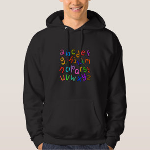 Moletom Professor de Rabiscos do Alfabeto ABCs Aprendizado