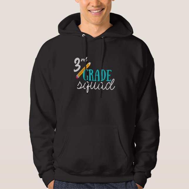 Moletom Professor do 3º grau de volta à escola 1 (Frente)