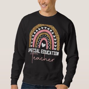 Moletom Professor Especial De Educação Sped Ed Sped Leopar