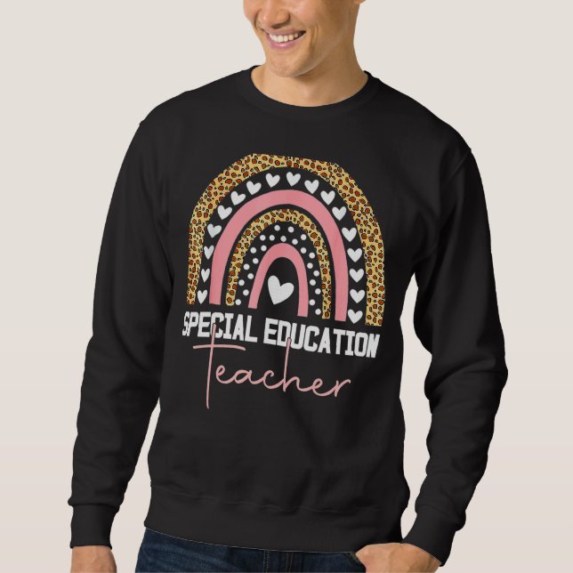 Moletom Professor Especial De Educação Sped Ed Sped Leopar (Frente)