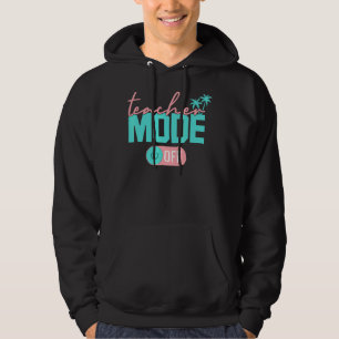 Moletom Professor Modo Feliz No Último Dia Da Escola Verão