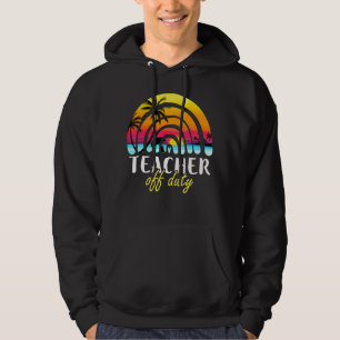 Moletom Professor Off Duty Beach Sunset Rainbow Teacher Su