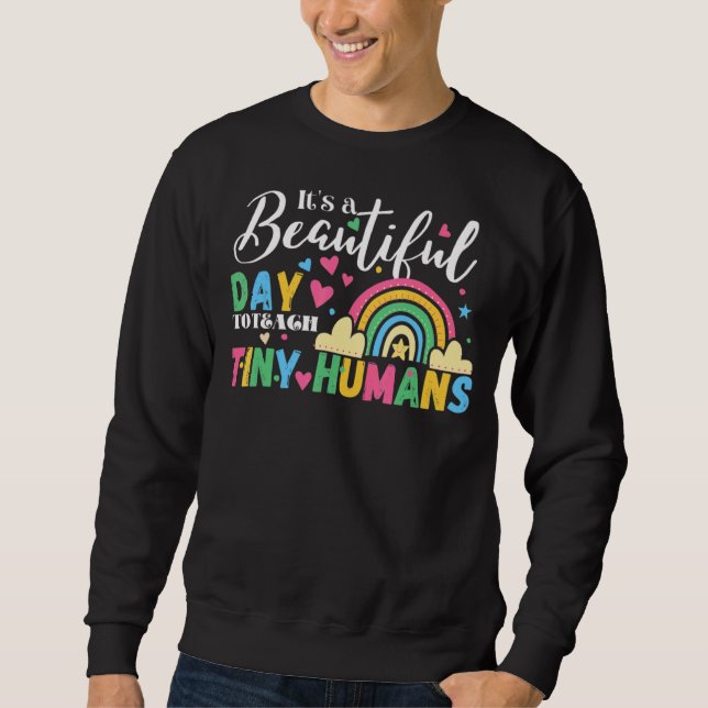 Moletom Professor Rainbow É Um Belo Dia Para Ensinar Peque (Frente)