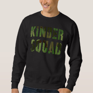 Moletom Professora da Esquadra Camo Kindergarten Olá Kinde