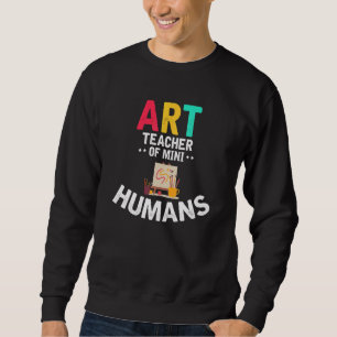 Moletom Professora De Arte De Mini Humanos