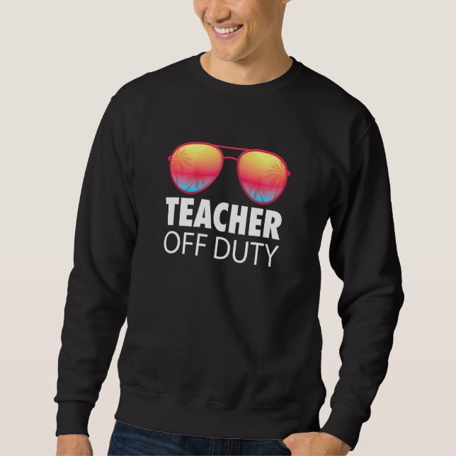 Moletom Professora De Dar Óculos De Sol Retro Palm Beach S (Frente)